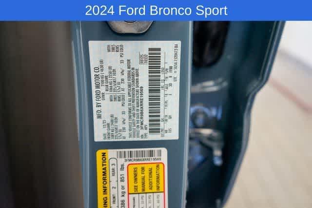 new 2024 Ford Bronco Sport car, priced at $34,827