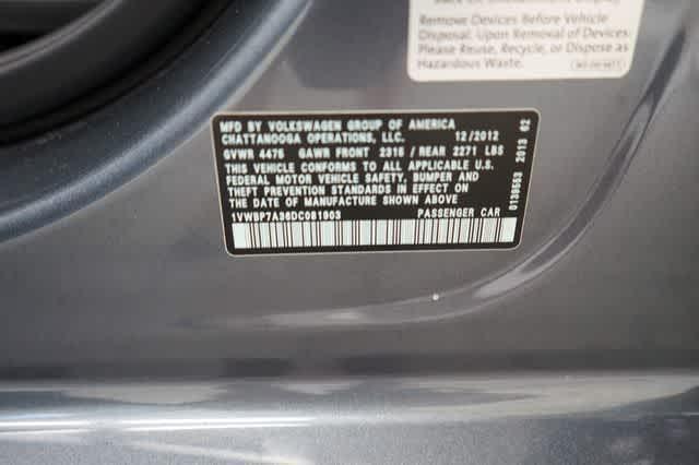 used 2013 Volkswagen Passat car, priced at $7,901