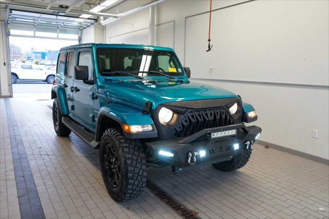 used 2020 Jeep Wrangler Unlimited car, priced at $29,451