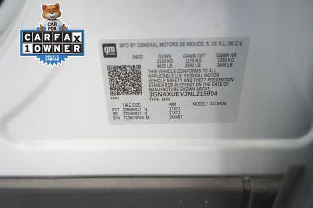 used 2022 Chevrolet Equinox car, priced at $22,584