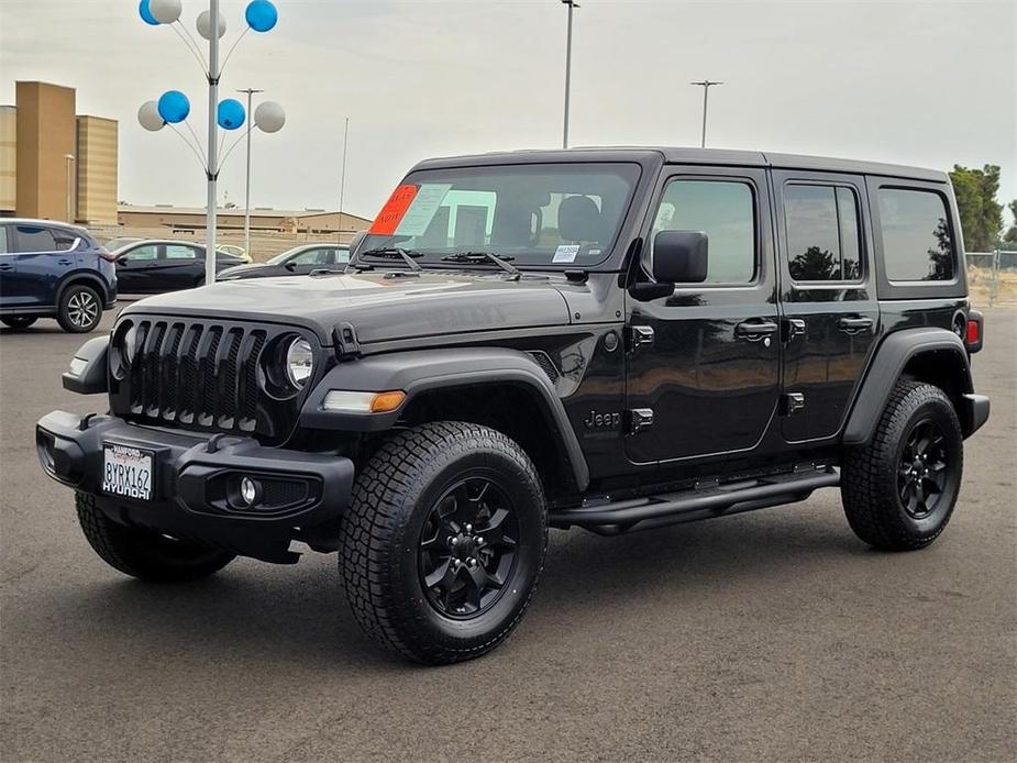 used 2021 Jeep Wrangler Unlimited car, priced at $31,500