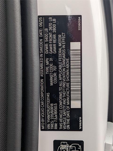 new 2026 Volvo XC60 car, priced at $47,995