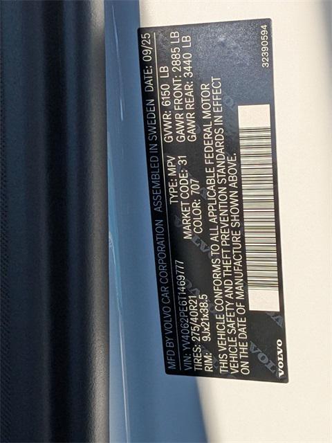 new 2026 Volvo XC90 car, priced at $68,325