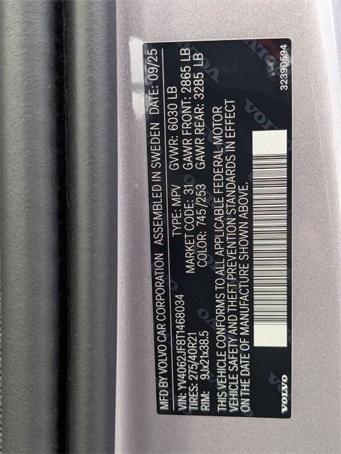 new 2026 Volvo XC90 car, priced at $71,645