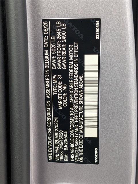 new 2026 Volvo XC40 car, priced at $49,595