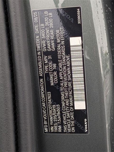 new 2026 Volvo XC60 car, priced at $53,345