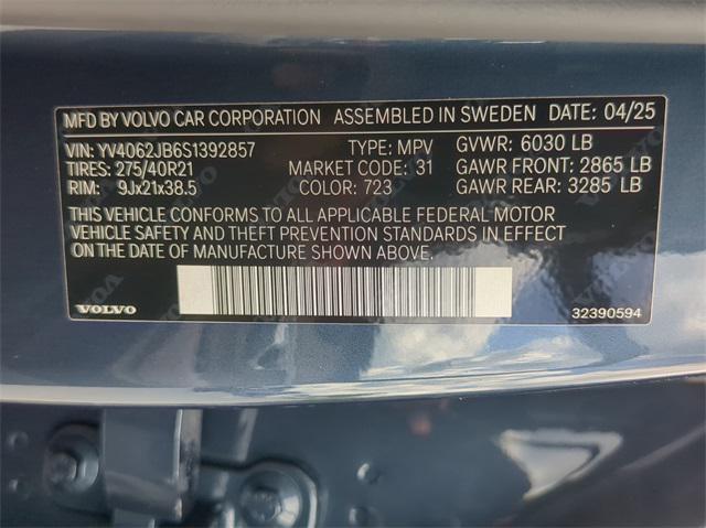 new 2025 Volvo XC90 car, priced at $67,745