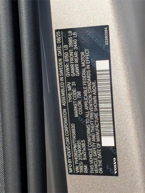 new 2026 Volvo XC90 car, priced at $71,645