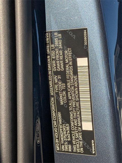 new 2026 Volvo XC90 car, priced at $71,145