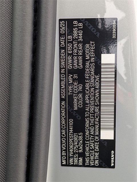 new 2026 Volvo XC90 car, priced at $68,825