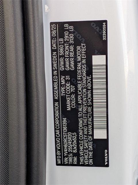 new 2026 Volvo XC60 Plug-In Hybrid car, priced at $66,285