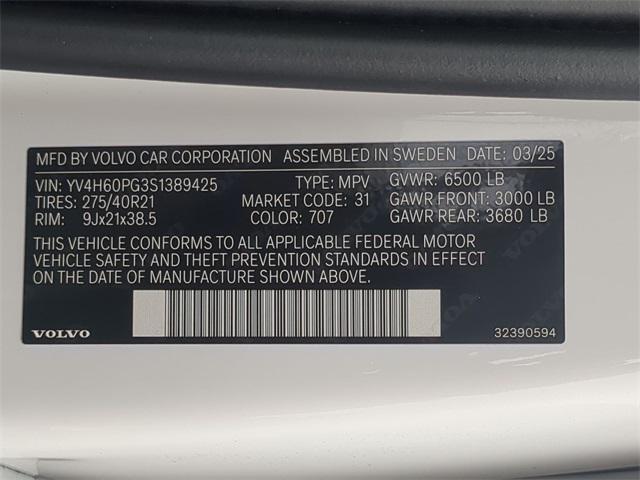 new 2025 Volvo XC90 Plug-In Hybrid car, priced at $78,933
