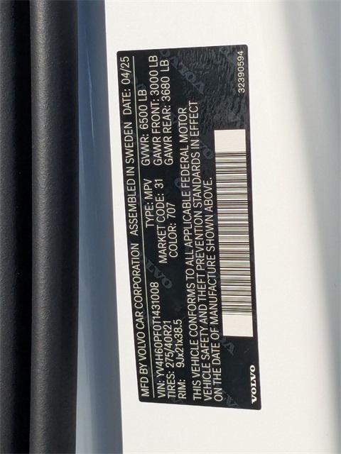 new 2026 Volvo XC90 Plug-In Hybrid car, priced at $82,625