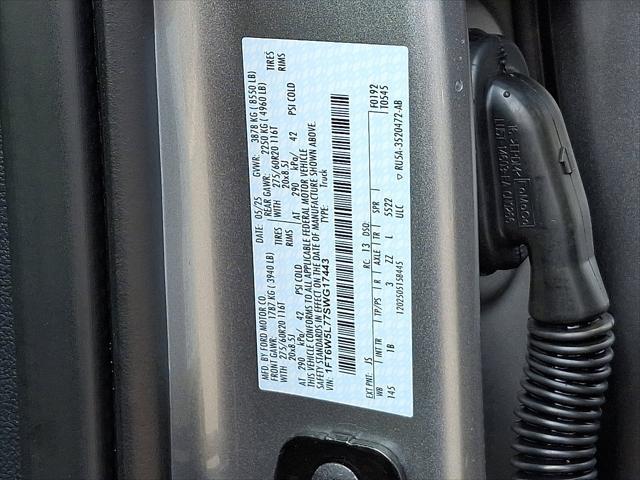 new 2025 Ford F-150 Lightning car, priced at $79,790
