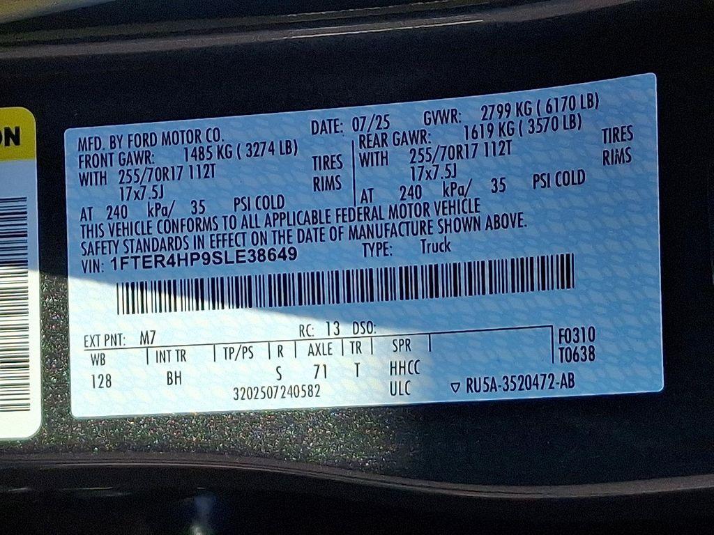 new 2025 Ford Ranger car, priced at $44,515