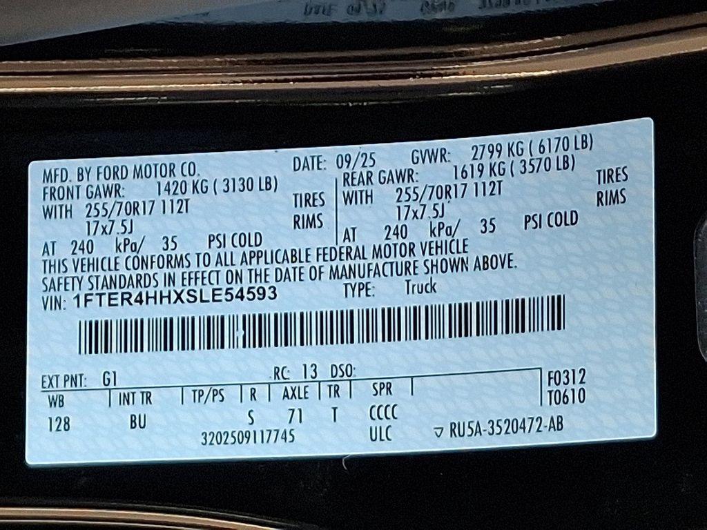 new 2025 Ford Ranger car, priced at $42,520