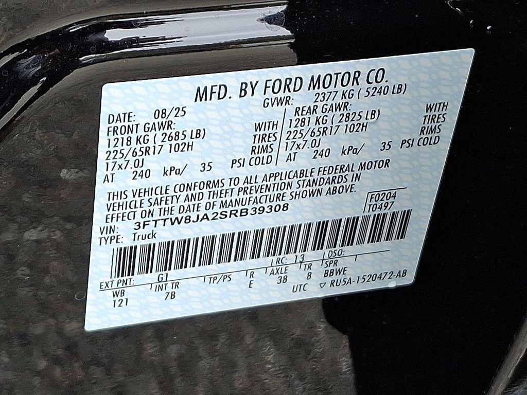 new 2025 Ford Maverick car, priced at $35,150