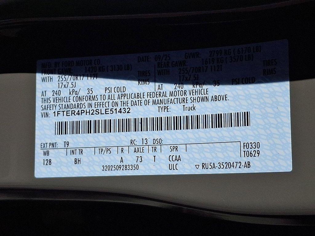 new 2025 Ford Ranger car, priced at $40,095