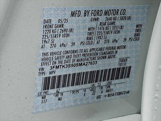new 2025 Ford Mustang Mach-E car, priced at $50,260