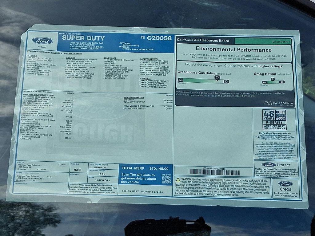 new 2026 Ford F-350 car, priced at $70,145
