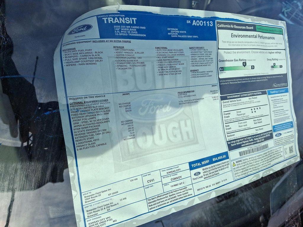 new 2025 Ford Transit-250 car, priced at $54,955