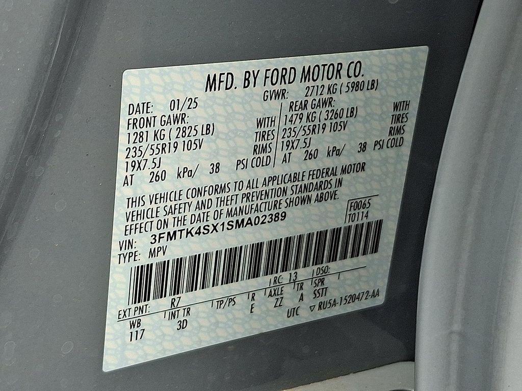 new 2025 Ford Mustang Mach-E car, priced at $61,325