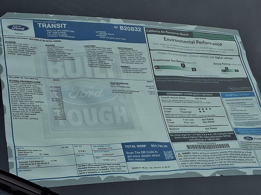 new 2025 Ford Transit-250 car, priced at $54,785