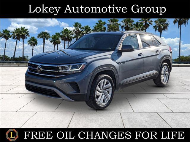 used 2021 Volkswagen Atlas Cross Sport car, priced at $22,557