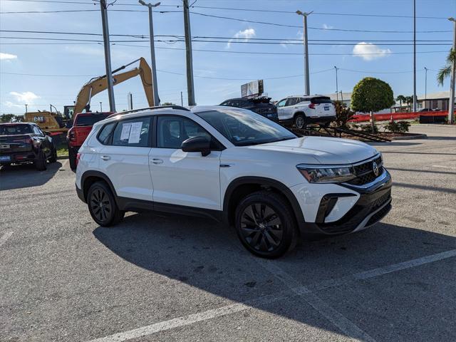 used 2022 Volkswagen Taos car, priced at $16,077