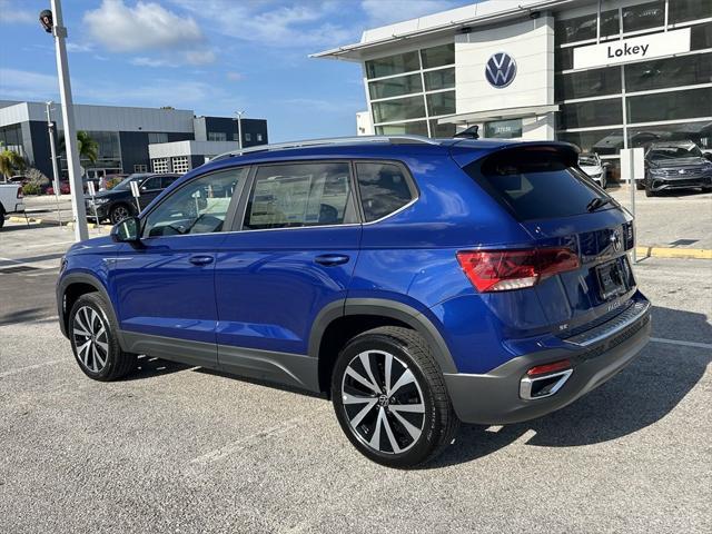 new 2024 Volkswagen Taos car, priced at $28,226