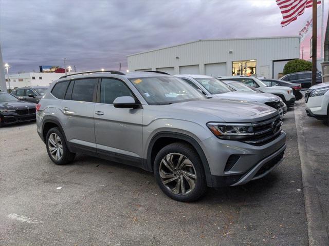 used 2021 Volkswagen Atlas car, priced at $24,190