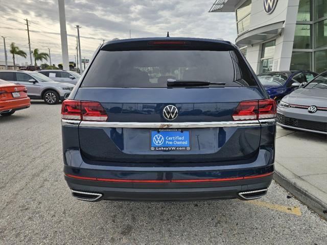 used 2021 Volkswagen Atlas car, priced at $23,908