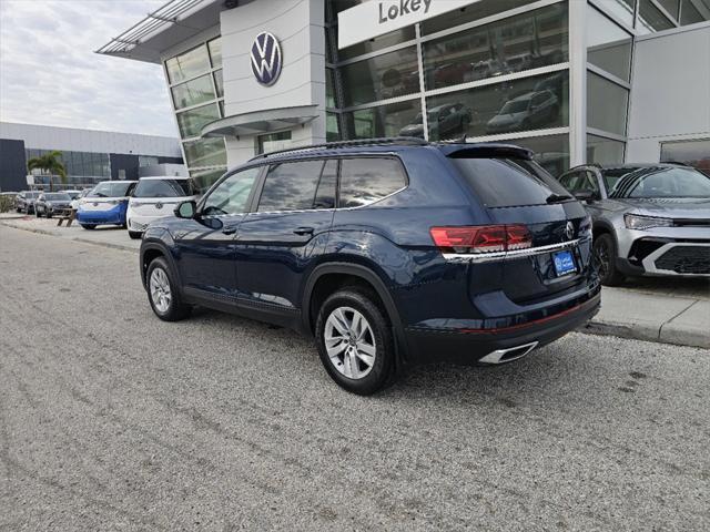 used 2021 Volkswagen Atlas car, priced at $23,908