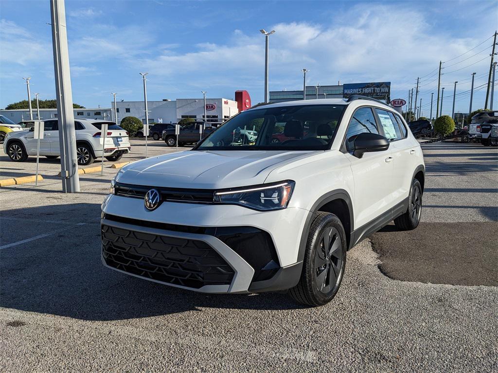 new 2025 Volkswagen Taos car, priced at $26,153