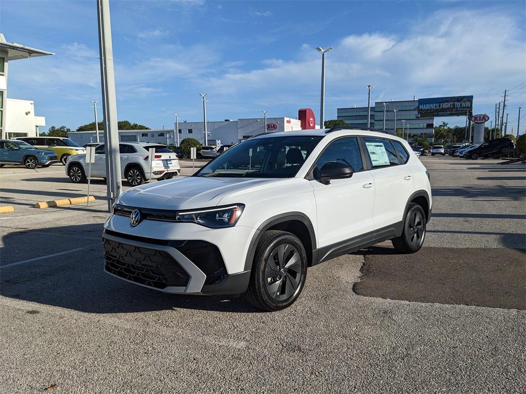 new 2025 Volkswagen Taos car, priced at $26,153