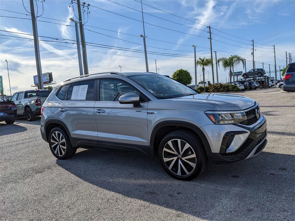 used 2022 Volkswagen Taos car, priced at $17,489