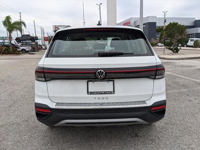 new 2025 Volkswagen Taos car, priced at $25,160