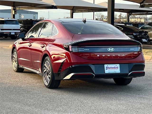 new 2025 Hyundai Sonata Hybrid car, priced at $38,882