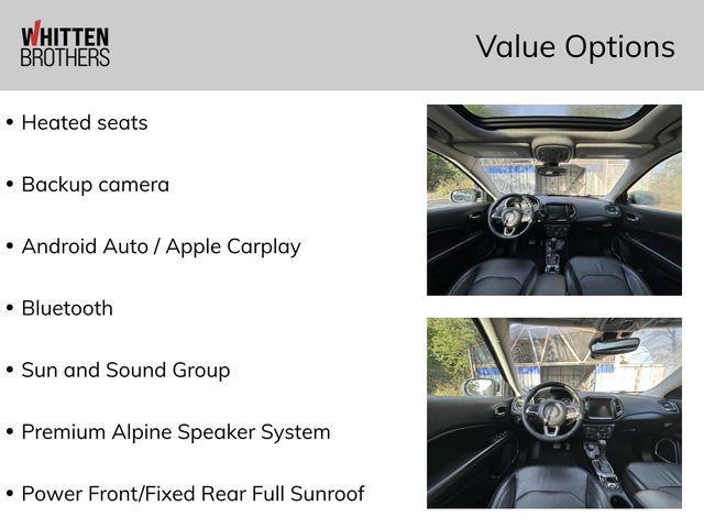 used 2021 Jeep Compass car, priced at $20,590