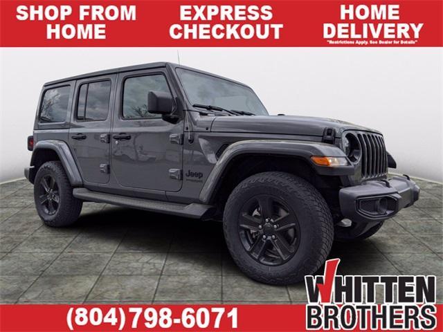used 2021 Jeep Wrangler Unlimited car, priced at $50,490
