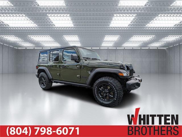used 2021 Jeep Wrangler car, priced at $34,190