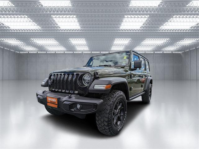 used 2021 Jeep Wrangler car, priced at $34,790
