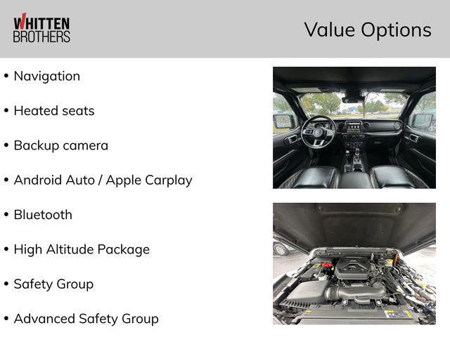 used 2022 Jeep Wrangler Unlimited 4xe car, priced at $34,990