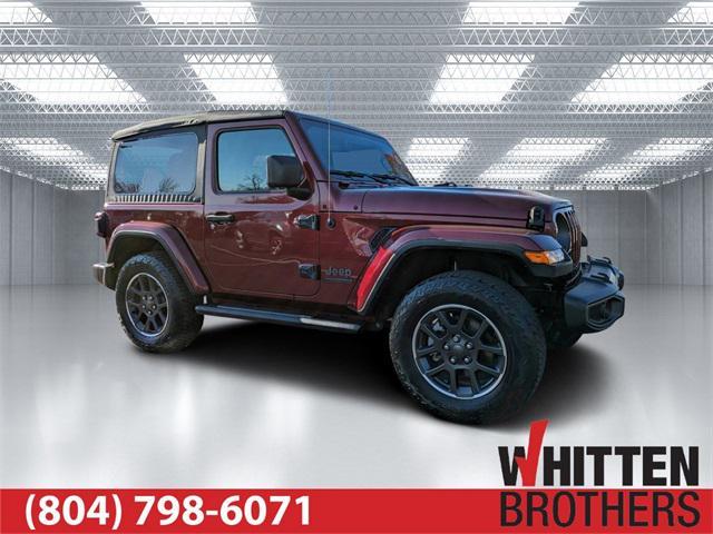 used 2021 Jeep Wrangler car, priced at $33,000