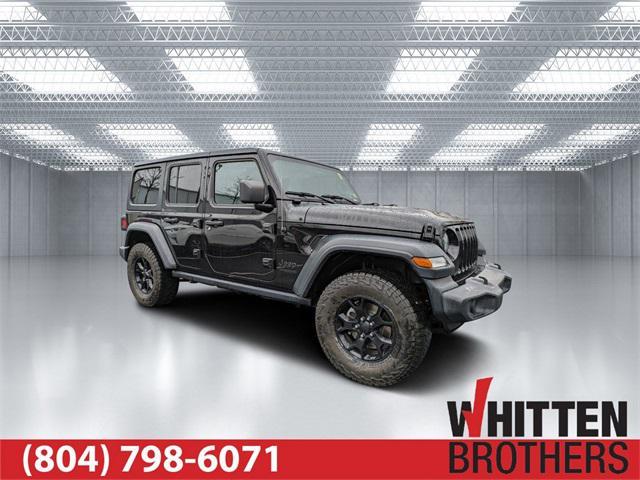 used 2020 Jeep Wrangler Unlimited car, priced at $36,870