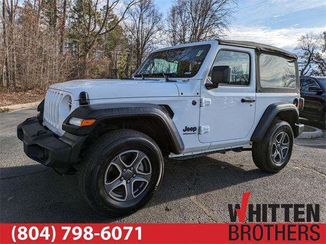 used 2022 Jeep Wrangler car, priced at $31,690