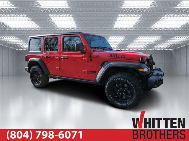 used 2021 Jeep Wrangler car, priced at $35,690