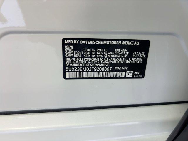 new 2026 BMW X7 car, priced at $102,825