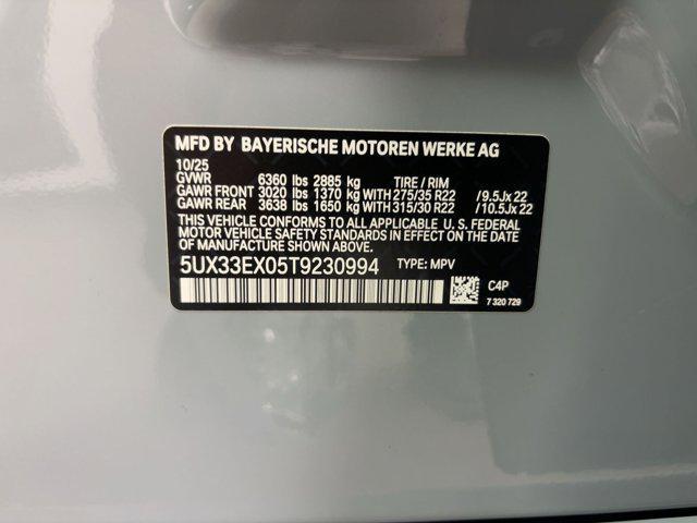 new 2026 BMW X6 car, priced at $91,710