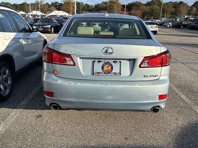 used 2012 Lexus IS 250 car, priced at $12,397